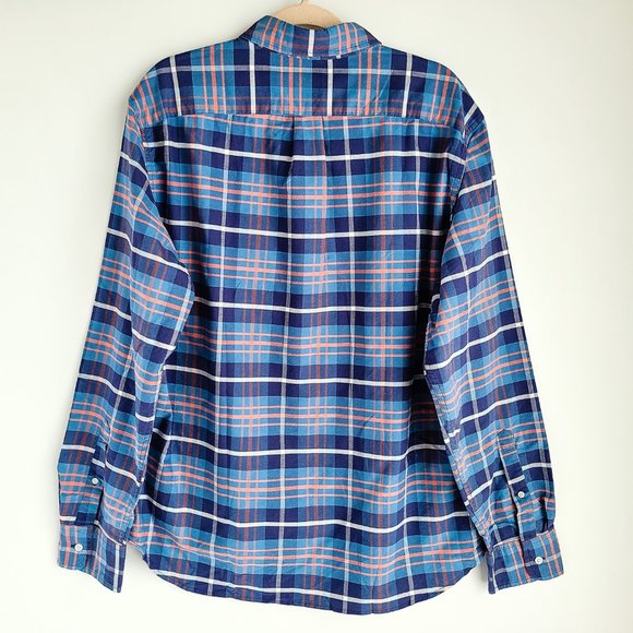 J Crew Slim Flex Oxford Slim Button Down Shirt XL Long Sleeve Check Brand New - Picture 4 of 4